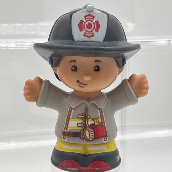 Fisher Price Little People Firefighter Girl Boy Dog Dalmatian lot of 5 Mattel - Picture 13 of 16